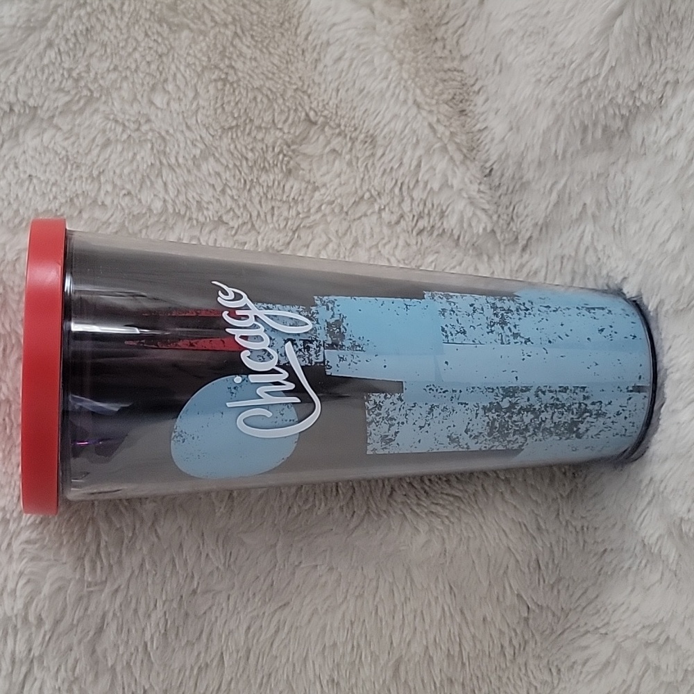 Starbucks Chicago Illinois Venti Cold Cup 24 oz Tumbler